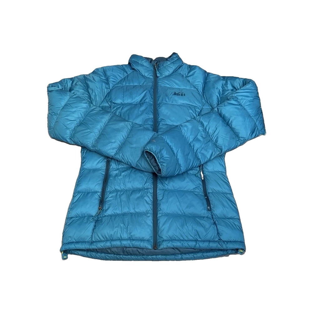 REI Down Puffer Jacket Womens M Quilted DWR Primaloft Hiking Outdoor Gorpcore